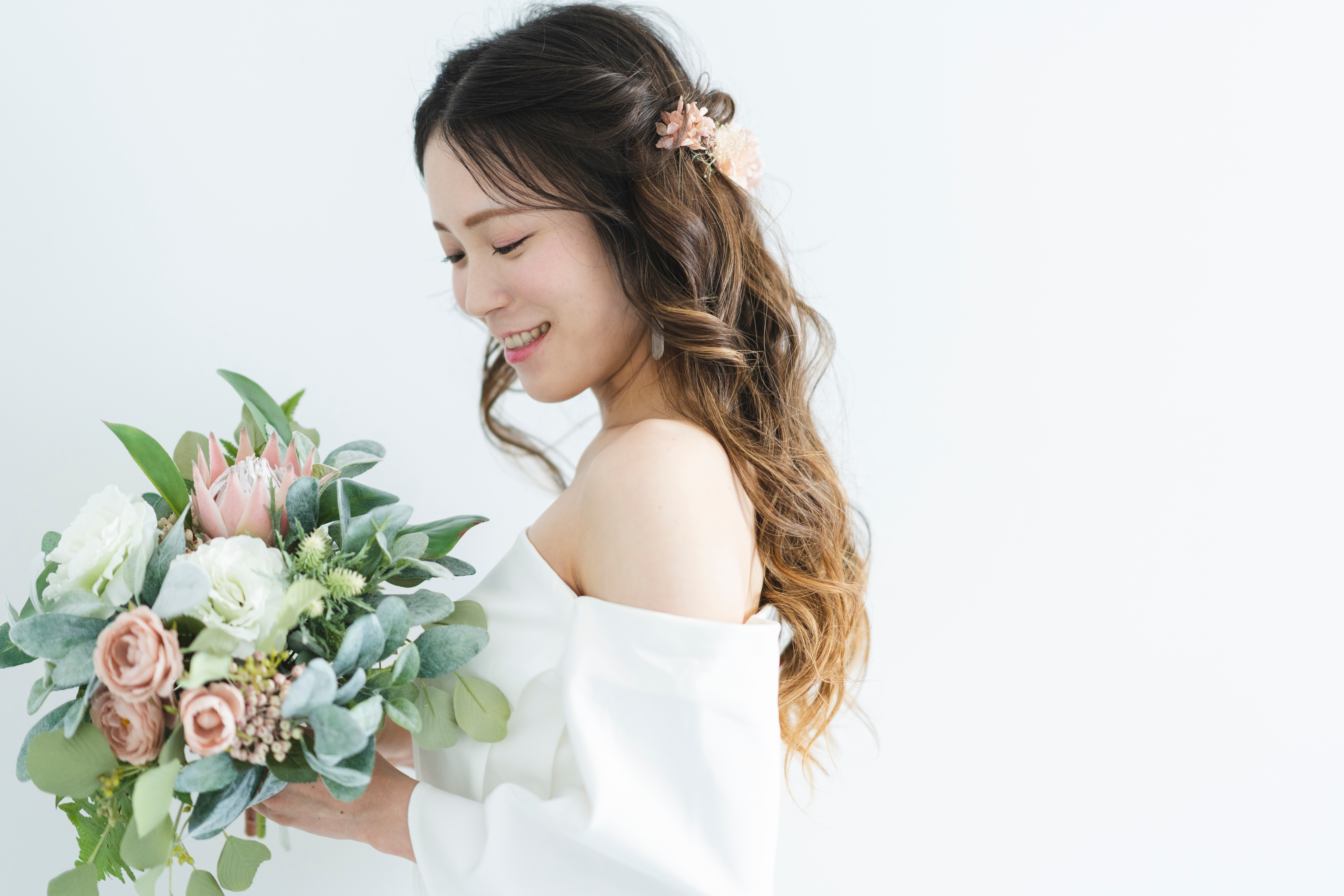 新郎新婦のポートレート