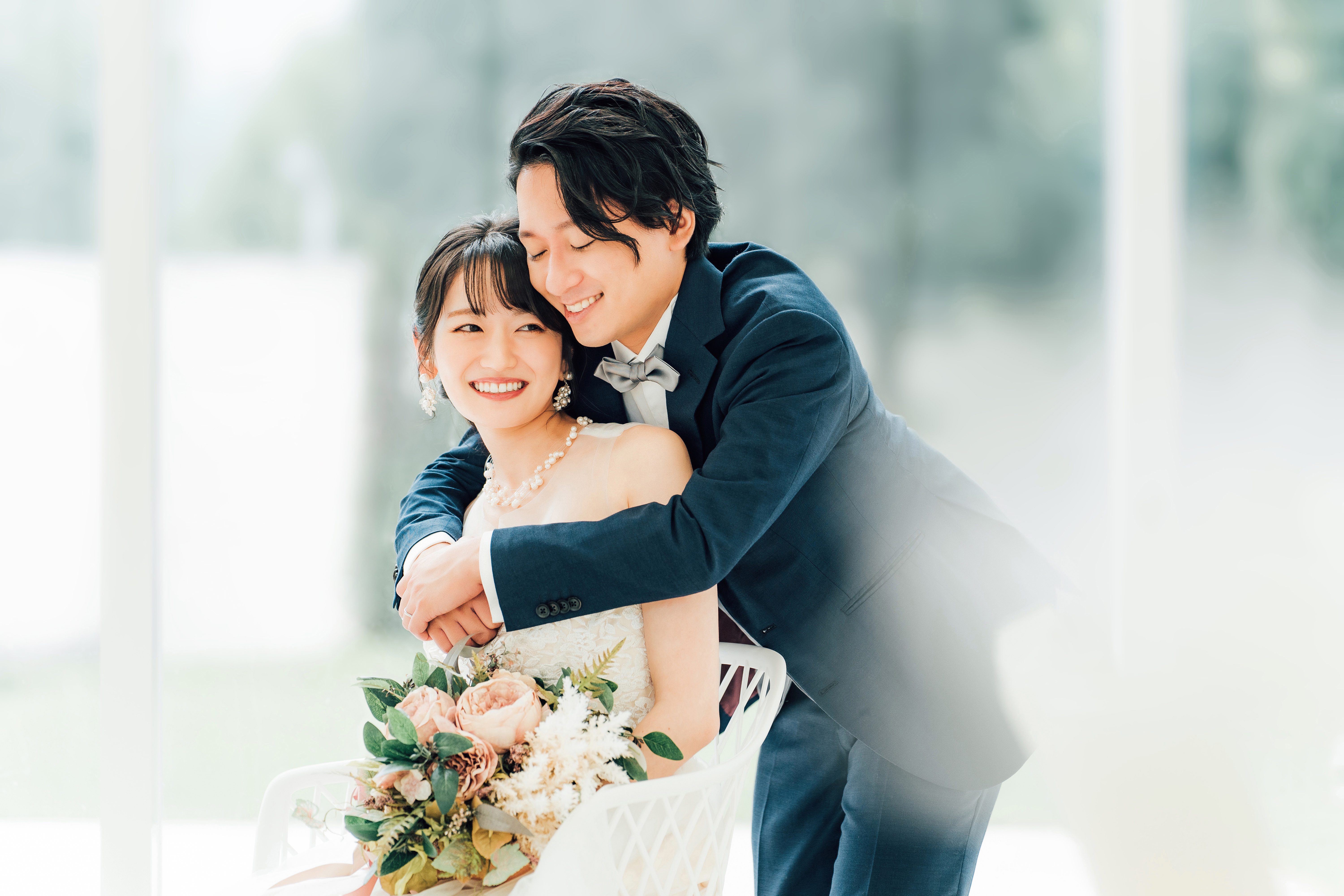 ベール姿の花嫁